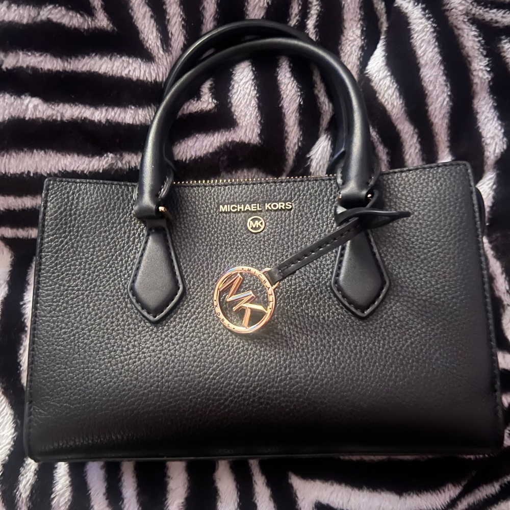 Valerie Small Pebbled Leather Satchel